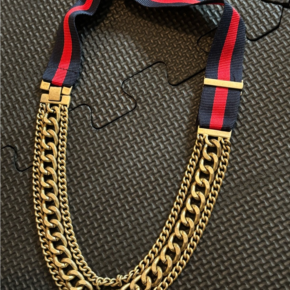 Stella & Dot Tres Bien Chain with Nautical Accents